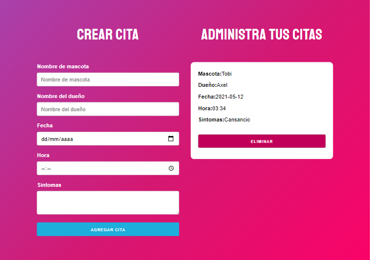 Administrador de pacientes